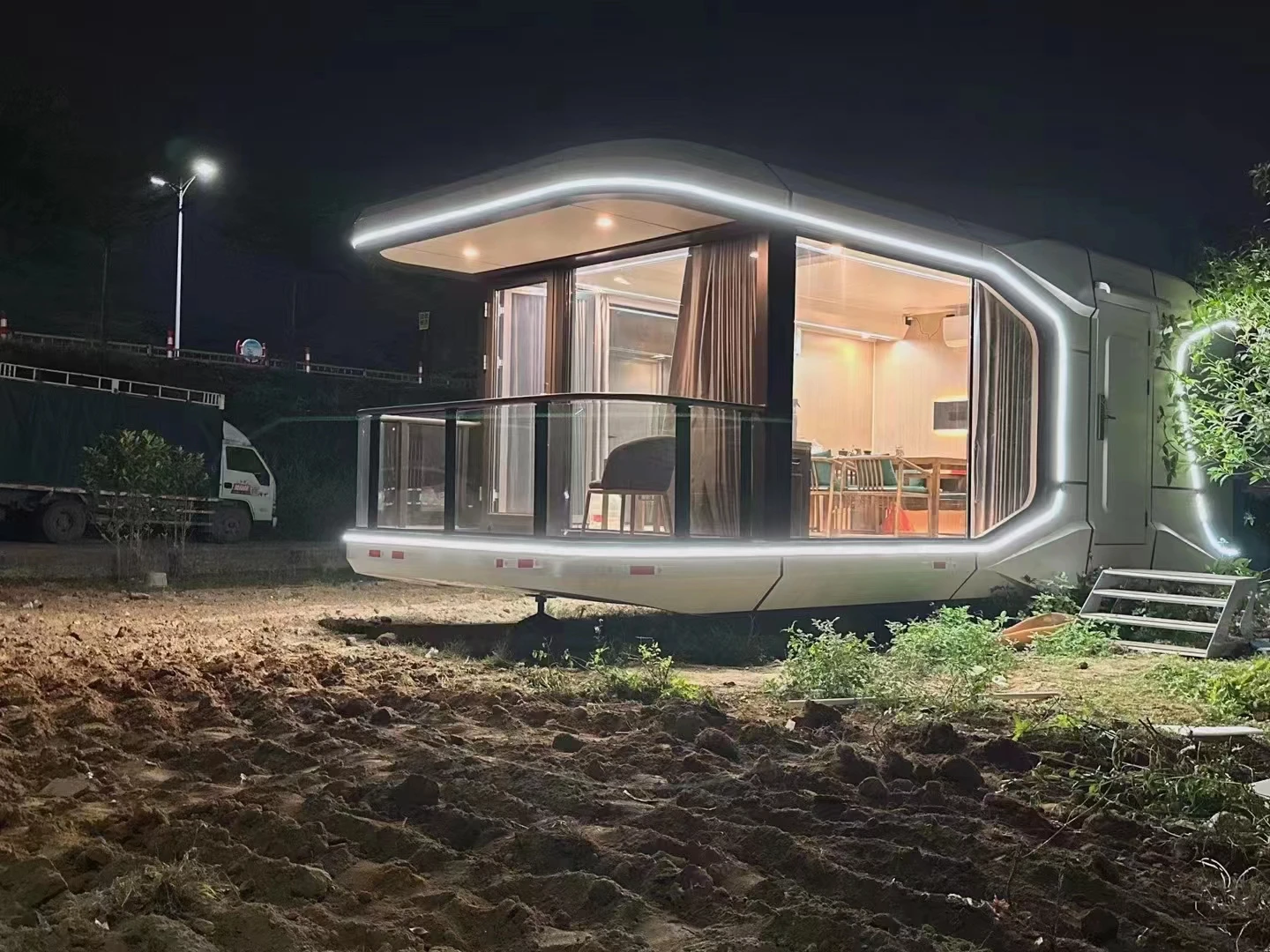 PrefabricatedOutdoorHomeForSleepingModularPrefabricatedMobileContainerHouseLuxury