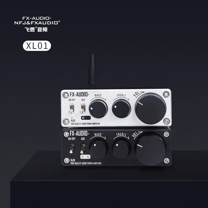 2022 FX-AUDIO FX 502E-L/XL01 HiFi 2.0/2.1 BT 5.1 풀 디지털 오디오 미니 전력 증폭기 75W*2 저음 및 고음 조정 19V