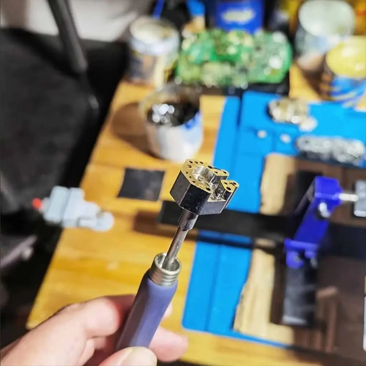 슈퍼브-C245 조이스틱 납땜 인두 팁 가열 몰드 (Xbox, PS4, PS5, 스위치 프로 컨트롤러 조이스틱 분해 수리 도구용)