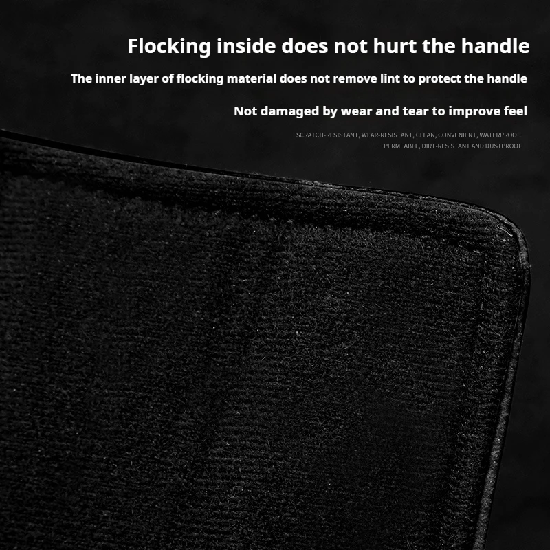 Car roof handle protective cover fur upholstered gloves For Audi A3 Q5 Q3 Q4 A4 B8 B7 A6 C7 A5 A7 A8 RS3 RS4 RS5 RS6 Auto parts