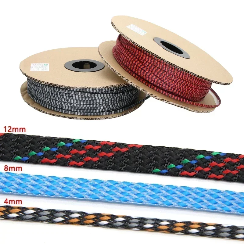 Flexible Braided Cable Sleeve – Insulated Protection with Durable PP Cotton & PET Yarn