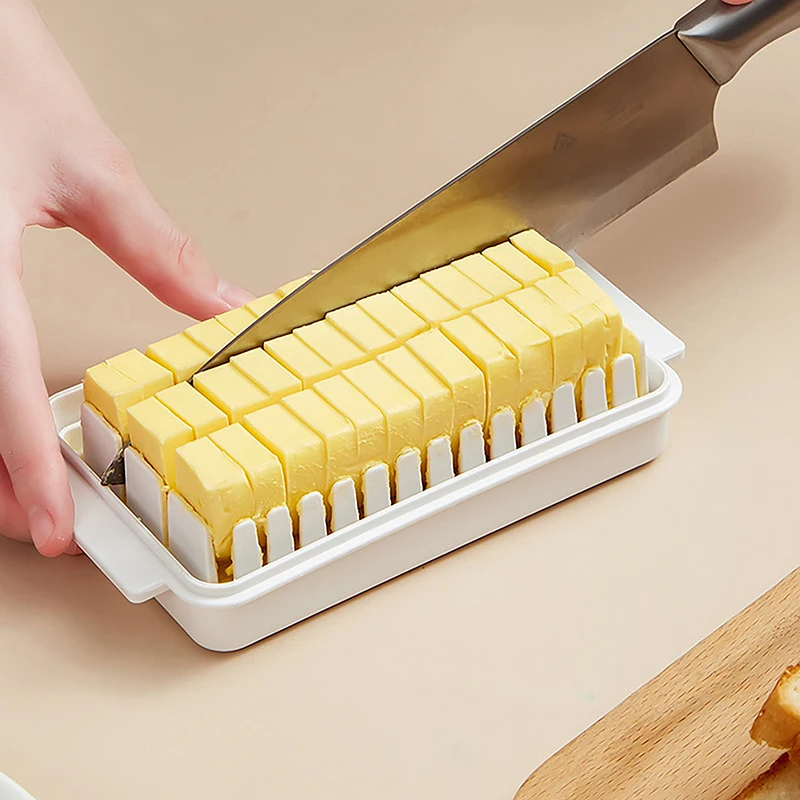 Covered Butter Cutting Storage Box Refrigerator Cheese Cheese Baking Storage Tools Butter Cutting Eco-Friendly Home Accessories