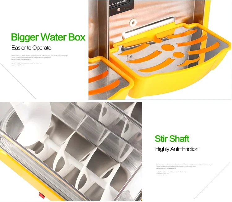 Guangzhou factory ice cream slush/stainless steel smoothie machine slush ice machine 4