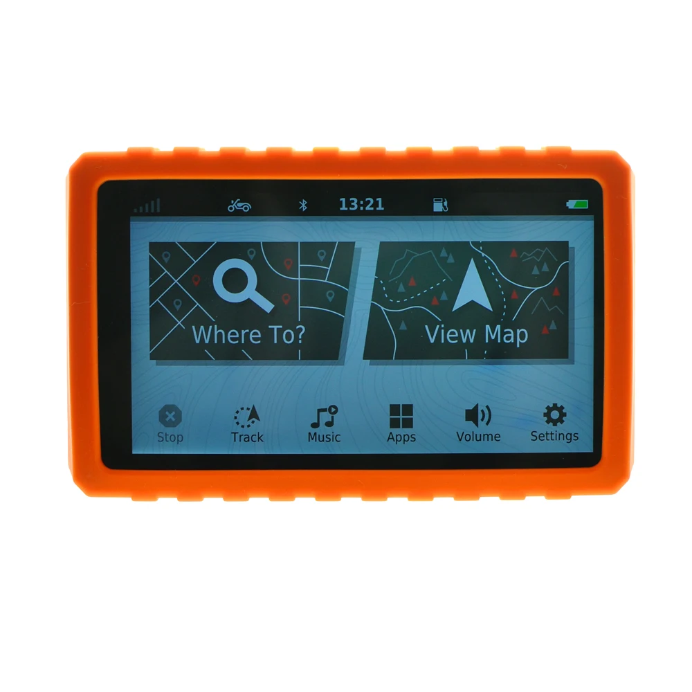Liquid Silicone Protective Case Skin Cover for Motorcycle GPS - Multi-Color Options