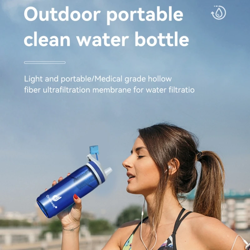 Personal water filter. Clean, safe water.