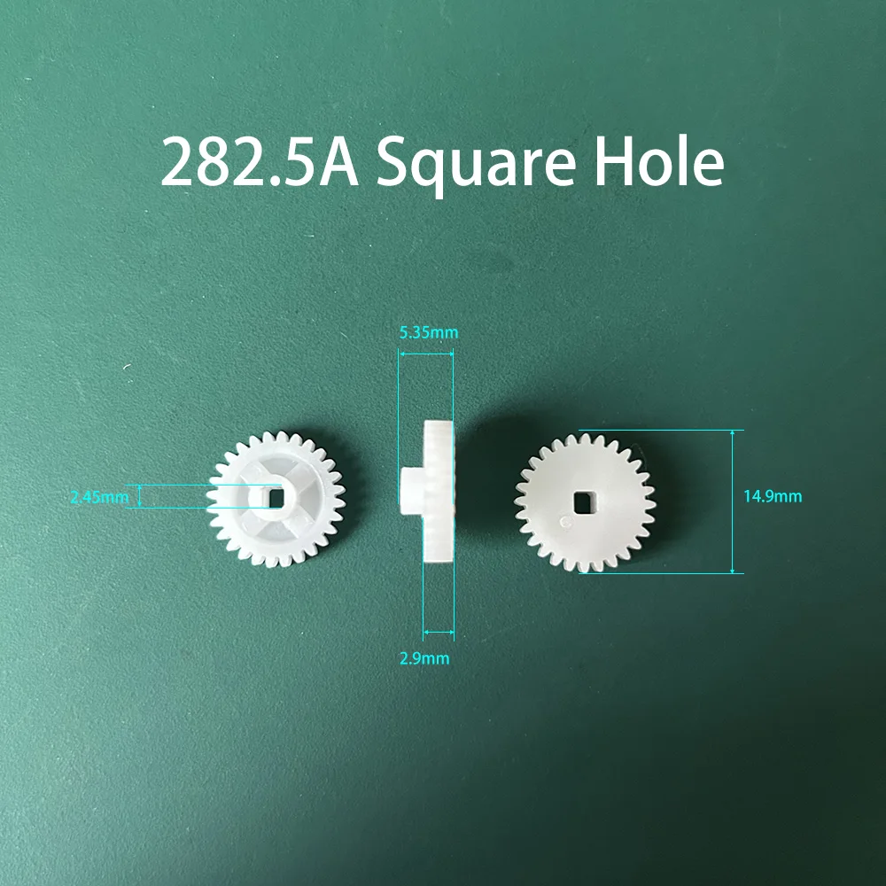 Square Axis POM Plastic Gear 272.5A 282.5A 302.5A 322A 323B 2x2mm Hole Toy Accessories Square Hole 0.5M Pinion