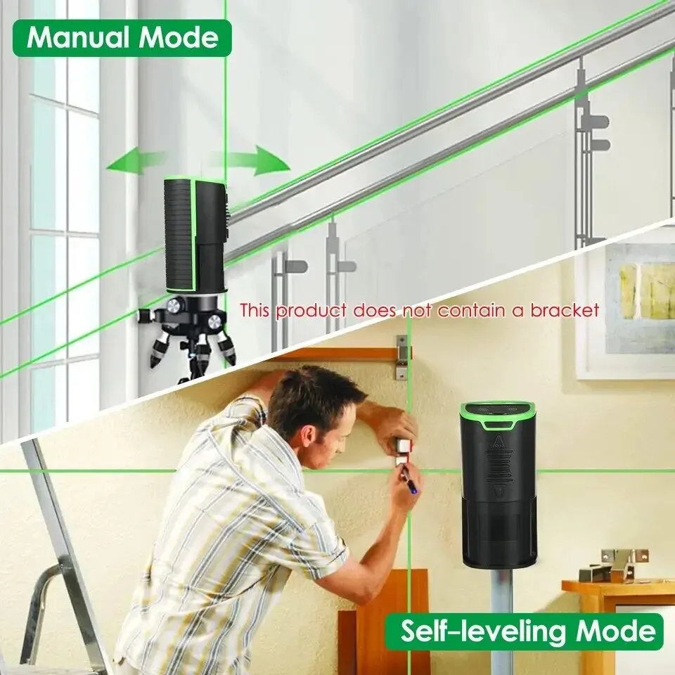 Geevorks Cross Line Self-leveling Laser Level with Vertical Beam Spread