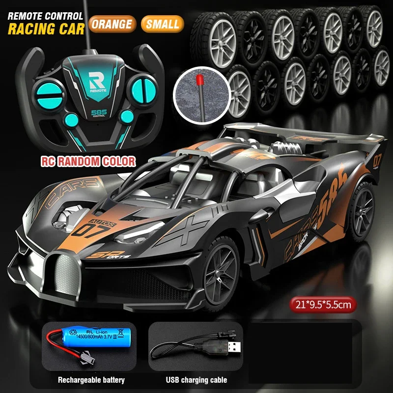Auto RC 4Ch Telecomando ad alta velocità Drift Racing Car Auto sportiva elettrica Modello di veicolo giocattolo Giocattoli per ragazzi Regalo di compleanno per bambini - immagine 6