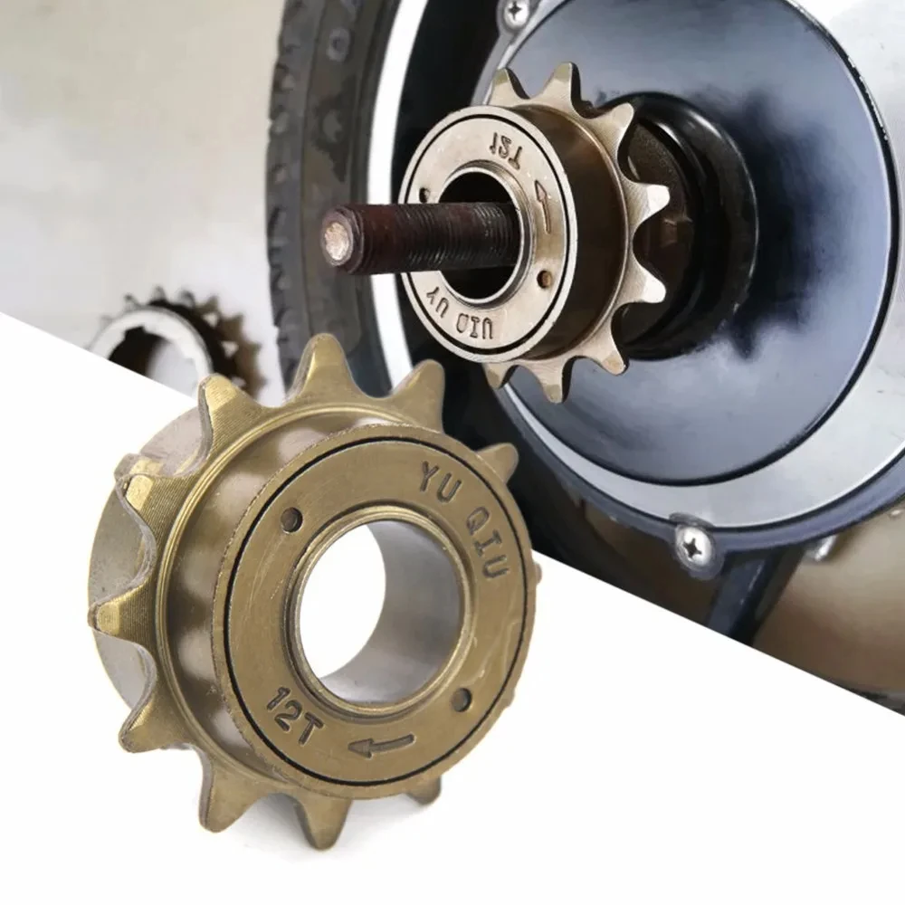 Bicycle Sprocket Gear Bicycle Parts Bike Sprocket Bike Freewheel 12T 14T MTB Bike Single Speed Flywheel Mountain BMX Bicycle Freewheel Modified Sprocket Steel 34mm Thread Bike Gear
