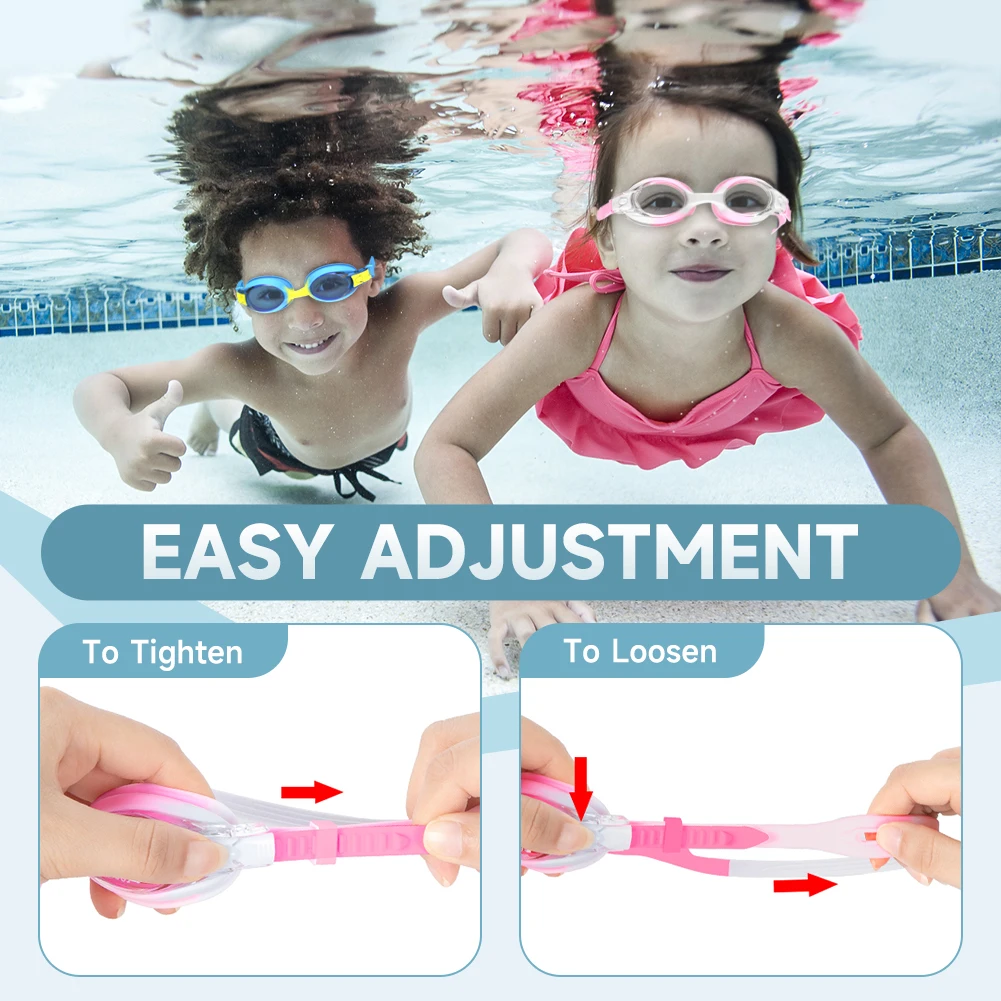 1/2PCS Children's Swimming Goggles Anti Fog No Leak 100% UV Protection HD Swim Goggles for Kids &Toddlers For (Age3-10) swimming goggles