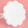 1/6pcs Painting Palette, 18 Wells Plastic Paint Tray Pallet Reusable Flower Paint Palette for Artists Acrylic Watercolor Oil 6
