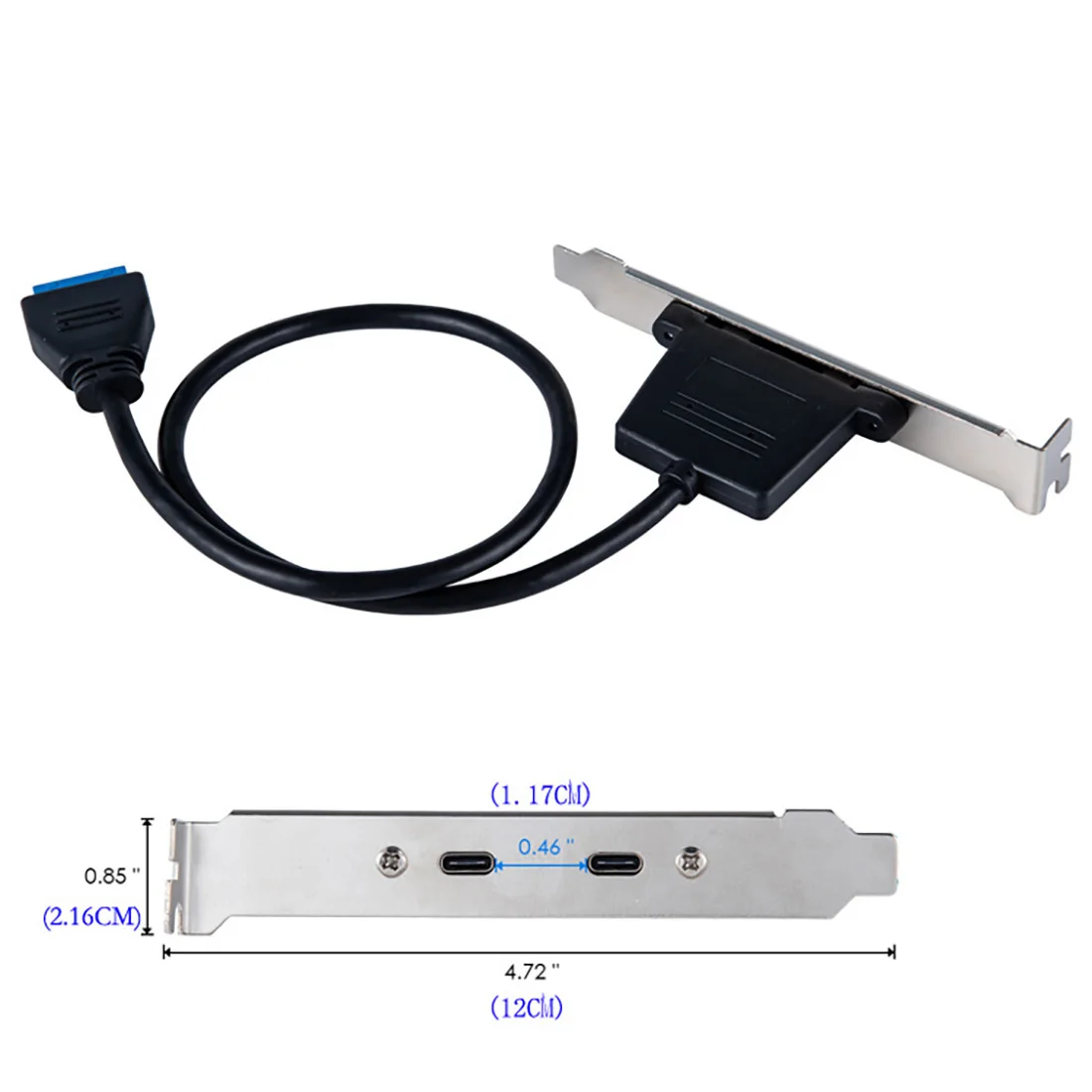 Adattatore Accendisigari Auto Con USB C - Doppia Porta USB