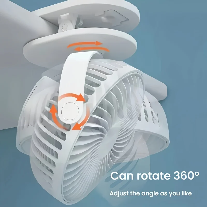 Portable USB-Powered Mini Fan with Long Battery Life and Strong Airflow in 4 Vibrant Colors