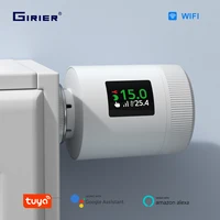 GIRIER Tuya WiFi6 Smart Thermostatic Radiator Valve Heating Thermostat Actuator for Temperature Control Support Alexa Hey Google 1