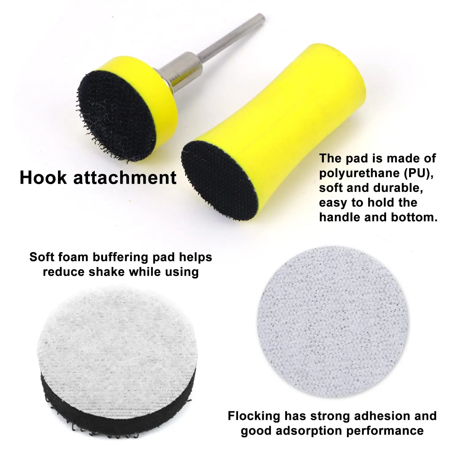 Sanding Discs 191 PCS 1 Inch 25mm Sanding Discs Hook and Loop Wet Dry Sandpaper