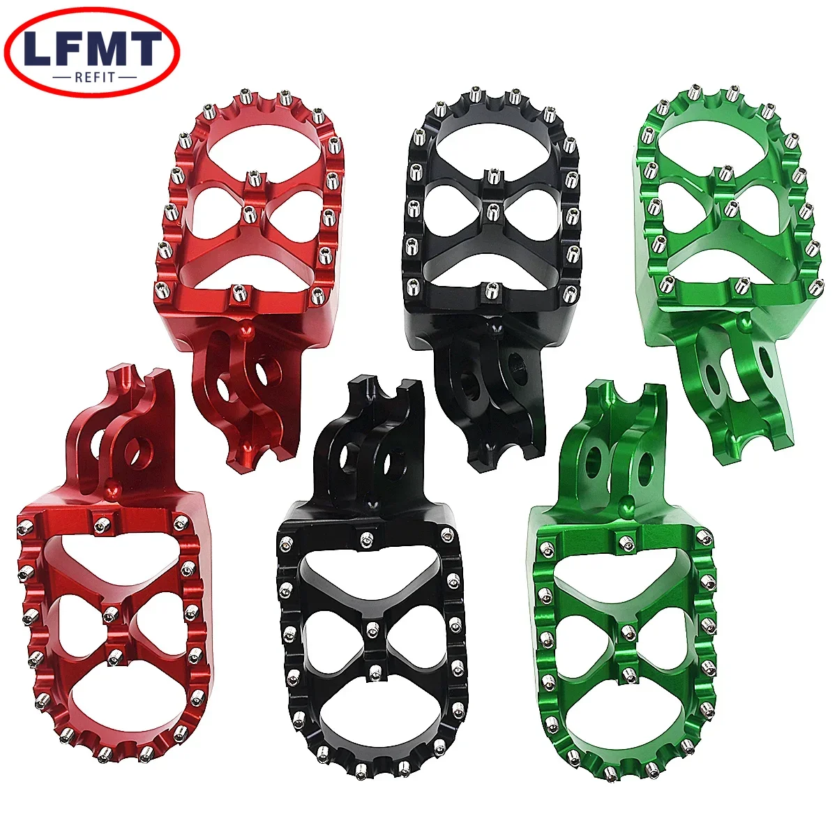 CNC Foot Pegs Rests Pedals for HONDA 450R 450X 250RX 450RX 250F 450L CR CRF 125R 150R 250R 250X MX Dirt Bike Motorcycle
