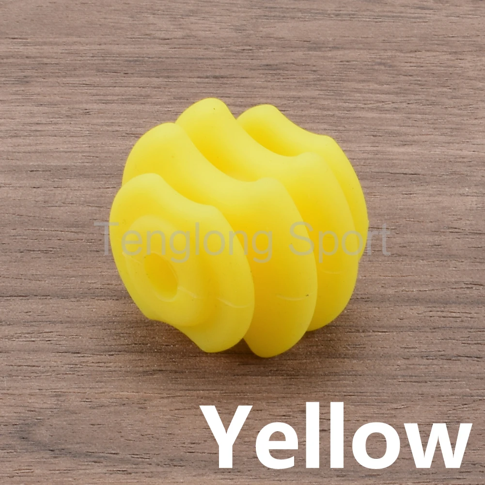 Bogens chießen Compound bogen Dämpfer Bogens chnur Stopper Stoßdämpfer Gummi Stabilisator Ball schwarz grün blau orange 1 stücke – Detail 2
