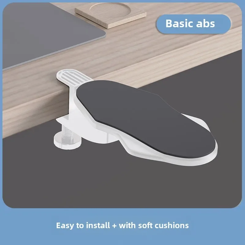 תמיכת משטח ידית מתקפלת ארגונומית למקלדת מחשב, מרחיב משטח ידית עכבר סובב ומחזיק משטח