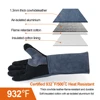 HITBOX 16inch Welding Gloves 1.3mm Thick Cowhide Leather Heat Resistant BBQ Welder Work Gloves For Kitchen Grill Heat Insulation 4