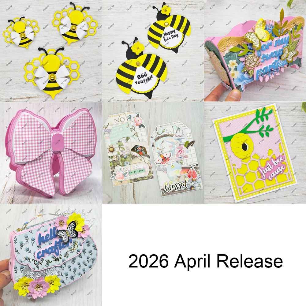 KLJUYP 2026 4월 출시 번들 DIY 스크랩북 장식 엠보싱 DIY 종이 카..