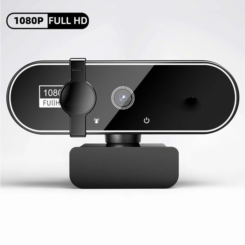 מצלמת רשת Full HD 1080P עם מיקרופון מובנה - מצלמת אוטופוקוס USB למחשב נייד אידיאלית להקלטת וידאו ולישיבות