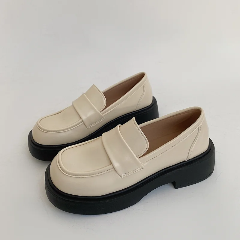 Women Shoes New Girl Lolita Uniform Shoes Cute Sexy Mary Jane Platform Shallow Pumps Low Heel Woman Loafers Shoes Ladies Pumps