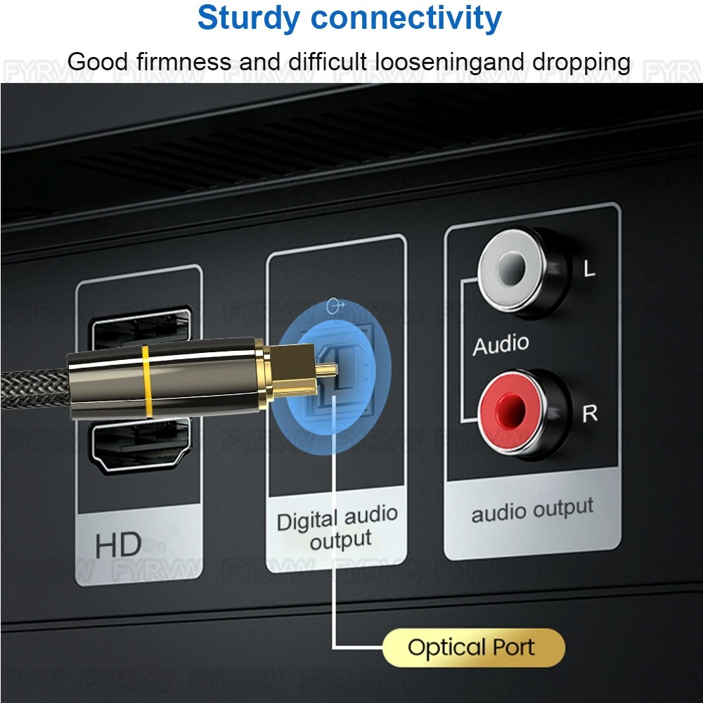 Optical Cable SPDIF Digital Audio Optical Fiber Cord for SONY Home Theater Cable Spearker Sound Bar TV Xbox Player Toslink Cable