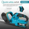 YOFIDRA 2000W Electric Hedge Trimmer Cordless Trimmer Pruning Saw Lawn Mower Garden Weeding Tools For Makita 18V Battery 4