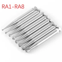 5pcs/Box Dental Tungsten Carbide Burs Low Speed Round RA Series For Dental Lab or Clinic Shank Dia.=2.35mm Length=22.5mm