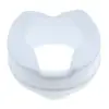 Portable Elevated Raised Toilet Seat Riser, White Color, 41 x 37 cm 1
