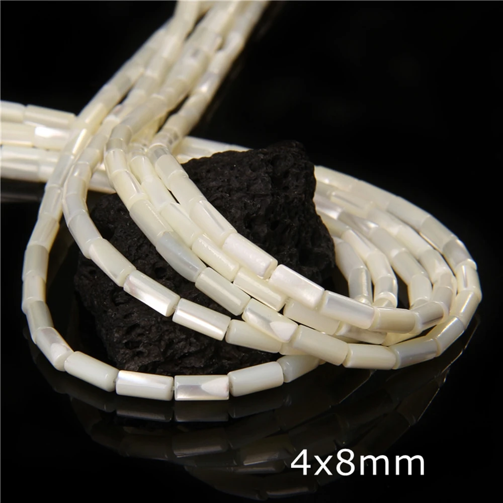 Natural White Shell Beads Mother of Pearl Bead Round Star Moon Shape Dyed  Shell Beads for Jewelry Making DIY Bracelet Necklaces
