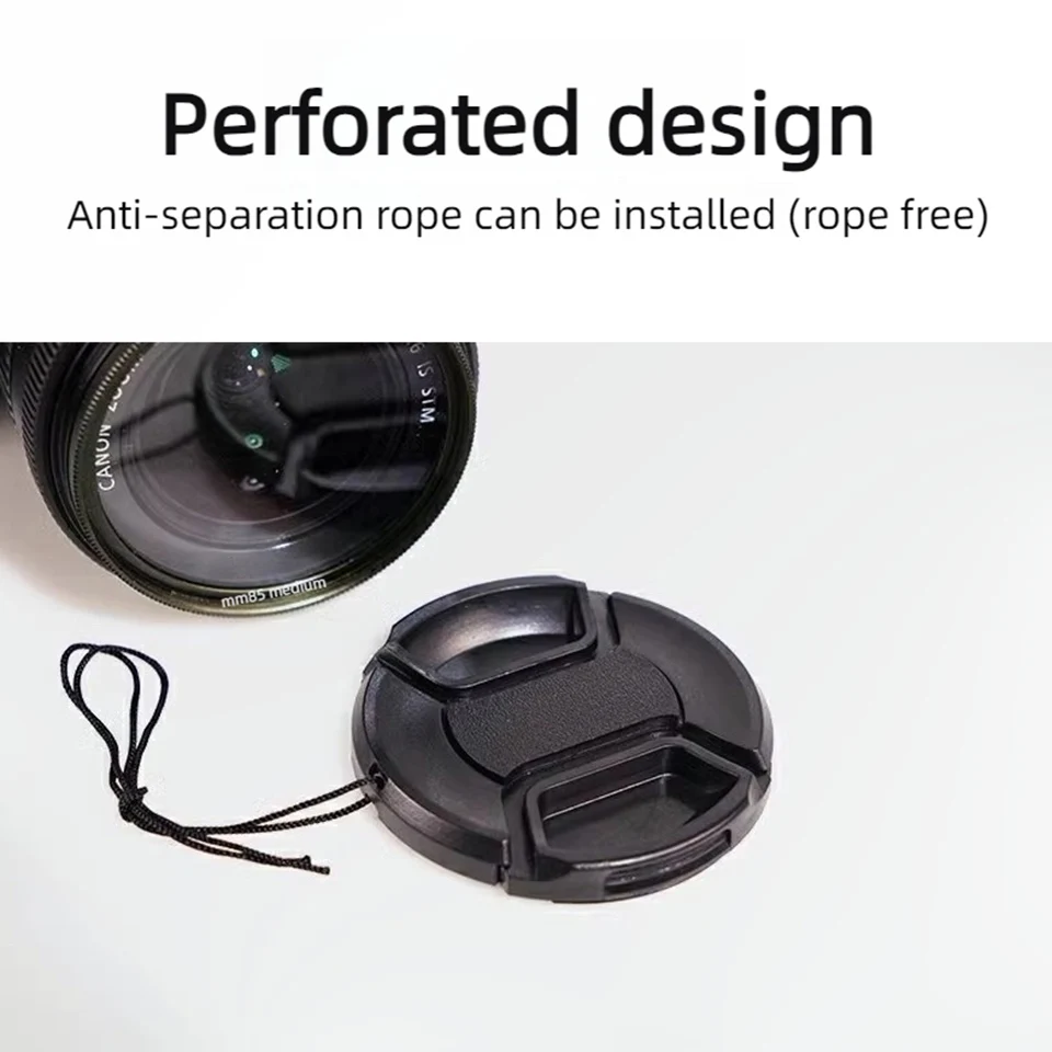 Lens Cap Protect Cover For Sony Nikon Canon SLR Camera 49mm 52mm 55mm 58mm 62mm 67mm camera lens