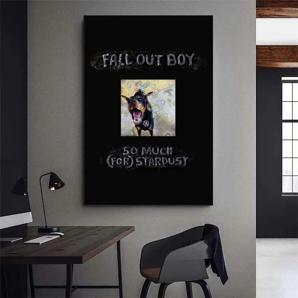 Fall Out Boy Band Poster Gallery Prints Self Adhesive Home Decor Decoration Wall Decals Living Room Sticker