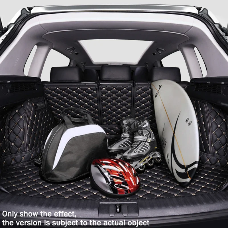 Car Boot Mat Trunk Liner For Kia Sorento 5 Seater (2013-2023) – All-Weather Protection – Anti-Skid Textured Surface – Easy To Clean Black Tray - View #5