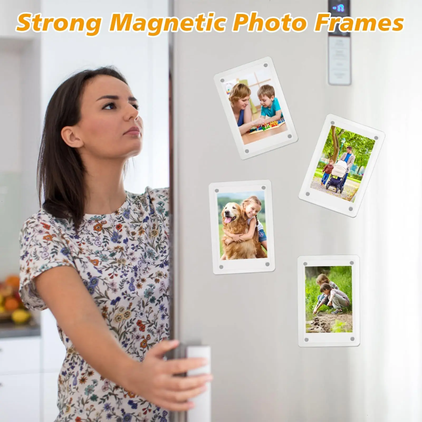 Photo Acrylic Frame ZINK Minimalist Creative Refrigerator With Magnetic Frame Universal for Fujifilm Mini Film Photo