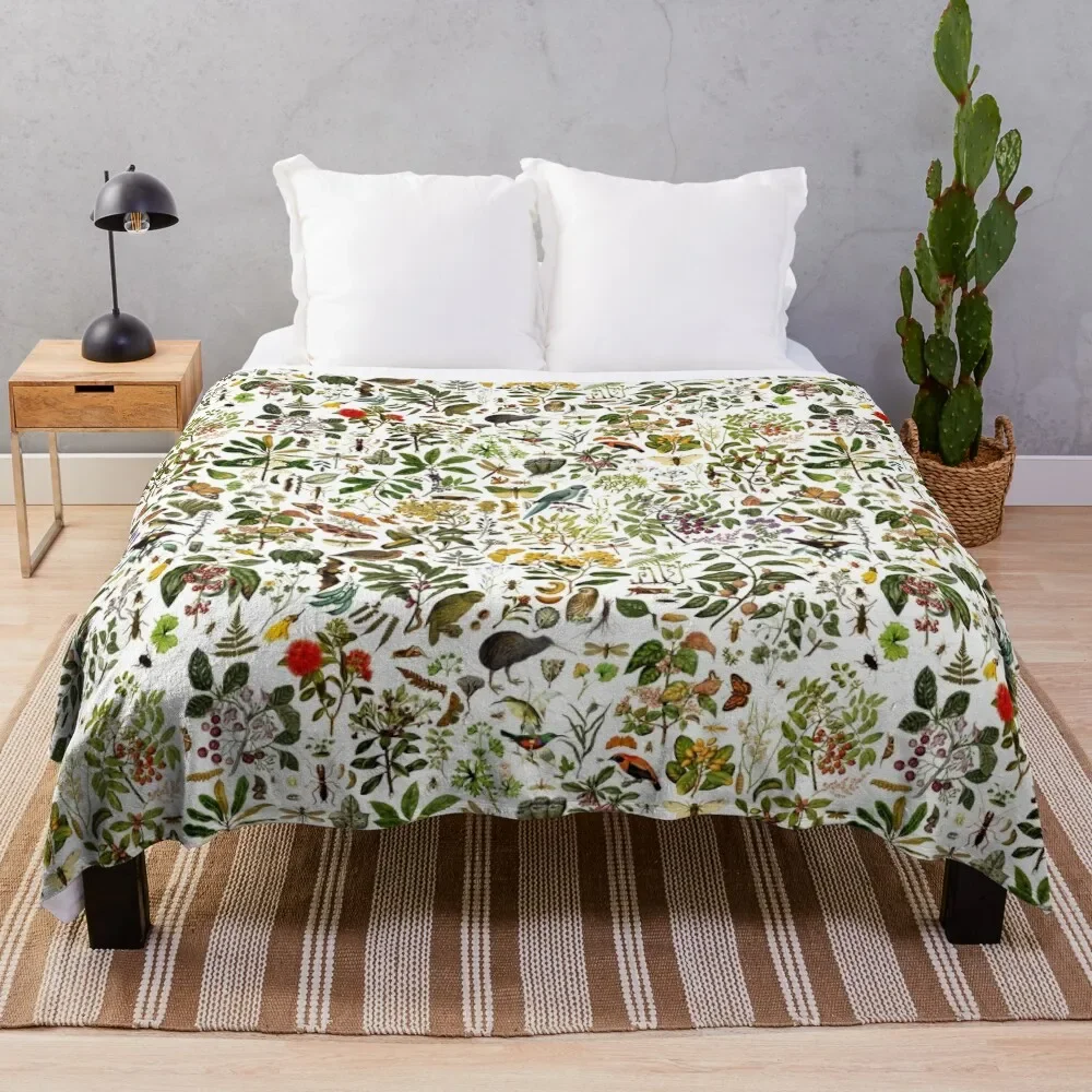 

New Zealand Biology Throw Blanket valentine gift ideas heavy to sleep Warm Giant Sofa Blankets