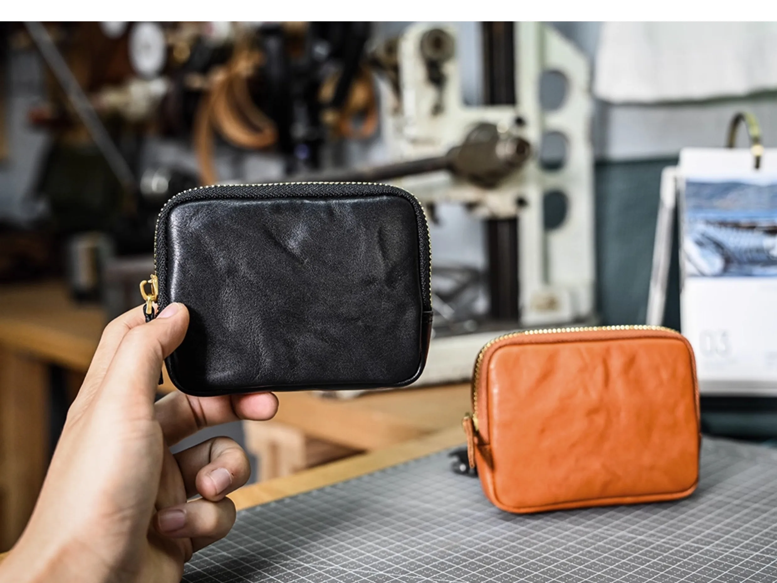 Lässige, einfache, hochwertige erste Schicht aus Rindsleder für Herren und Damen, modische Luxus-Geldbörse aus echtem Leder mit Aufbewahrung für Führerscheine – Detail 22