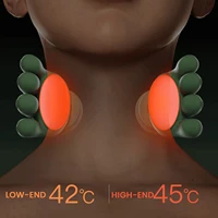 Neck Shoulder Shiatsu Massager 3-Level Modes Electric Heated Massagers Body Back Waist Leg Arm Cervical Muscle Kneading Massager 4