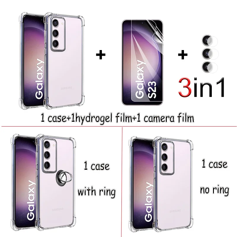 S23 Plus Screen Protector Silicon Case