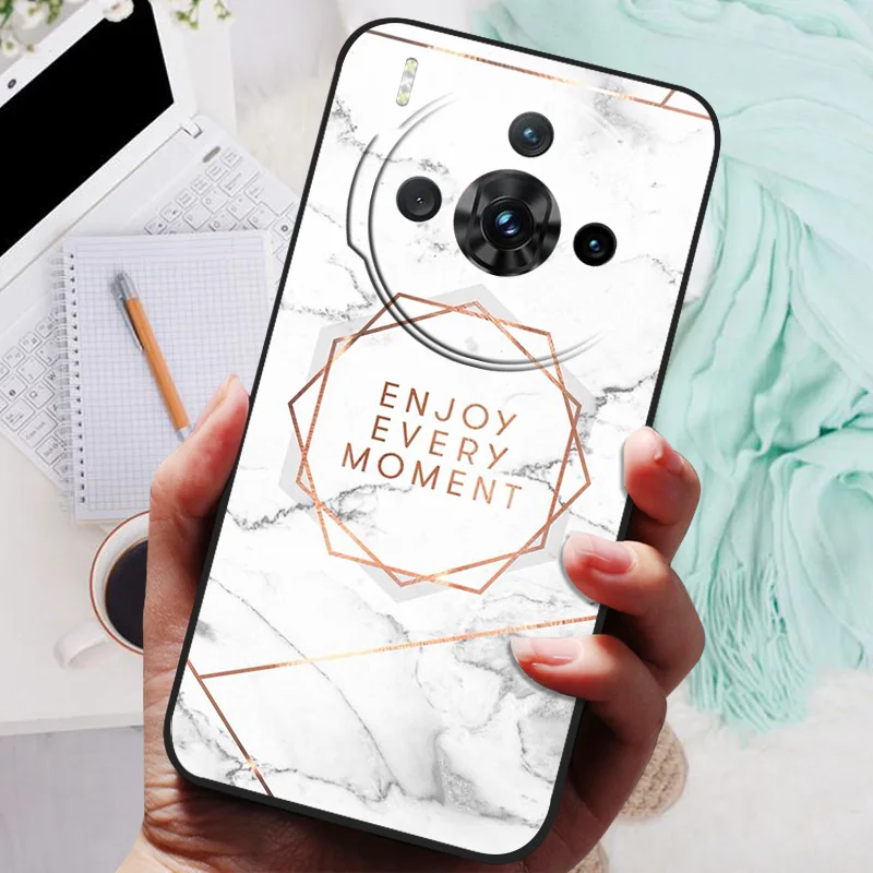 Animal-Print Silicone TPU Protective Case - Wolf and Lion Design, Shockproof Soft Bumper Cover