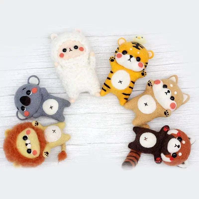 ラブラブ♥ネズミカップル 作成済み羊毛フェルト こだわりの手作りもの