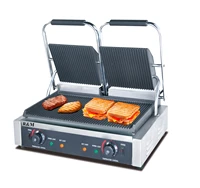 Professional automatic multi Double plate stainless steel multifunctional toasted sandwich maker 6 7 4 8 5 3 in 1 2 4 slices pan 1