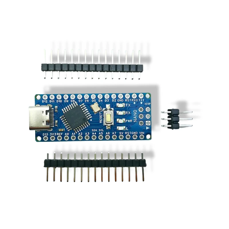 לוח פיתוח תואם Arduino Nano 3.0 - Type-C-ATmega328PB MCU, מנהל CH340C, דגם חילופי איכותי! N00010