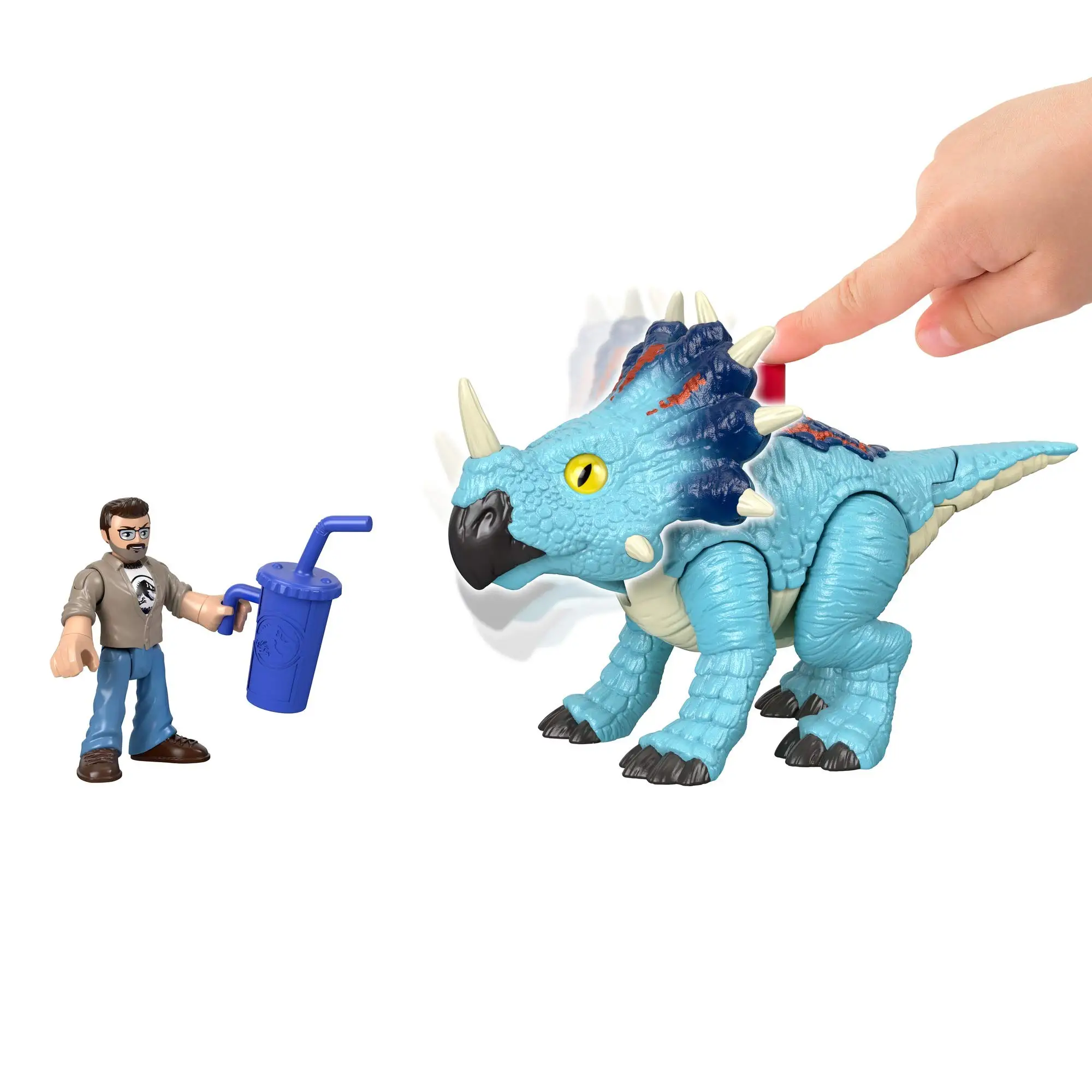 Jurassic World Pachyrhinosaurus Dinosaur and Lowery Figure