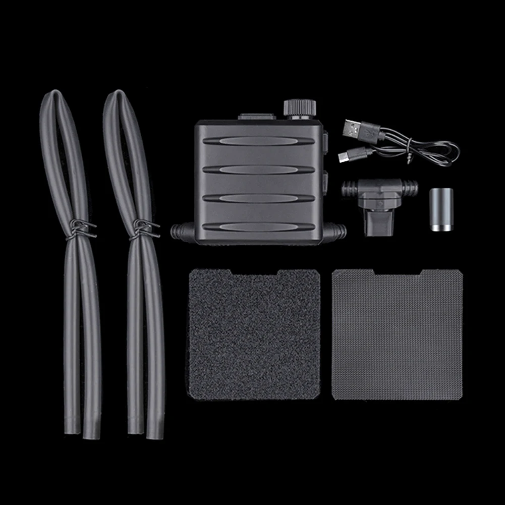 Magnetic Defogging Fan Adjustable Anti-Fog Pump TYPE-C Rechargeable Magnetic Eyewear Defogger for Glasses Ski Mask Clear Vision