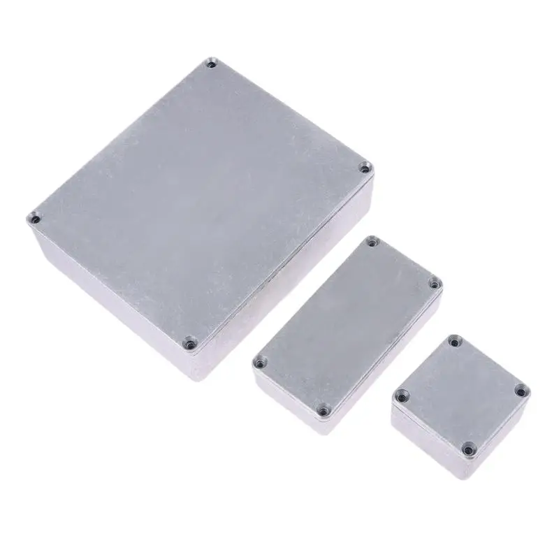 Guitar Effect Pedal Enclosure With Screws Die Cast Aluminium Box Enclosures Aluminum Stomp Box Enclosure Guitar Accessories