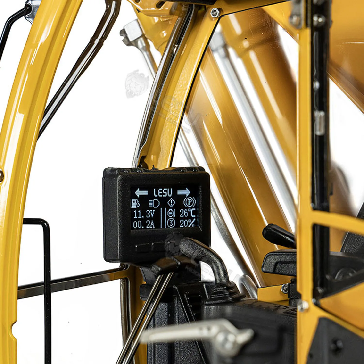 Nowa ulepszona koparka RC LESU LR945 1/14 hydrauliczna 3-ramienna koparka metalowa zdalnie sterowana pojazdy budowlane Model zabawka RC 6 Nowa ulepszona koparka RC LESU LR945 1/14 hydrauliczna 3-ramienna koparka metalowa zdalnie sterowana pojazdy budowlane Model zabawka RC - Image 6