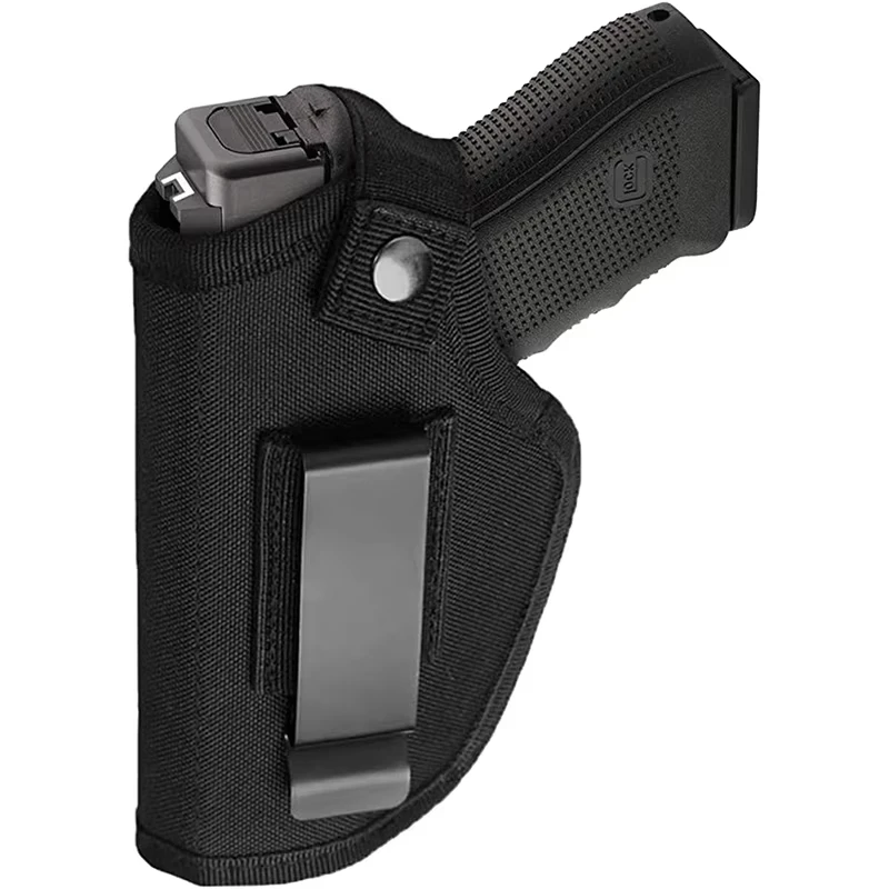 DIZETION Men/Women Universal Pistol Holsters for Airsoft Pistols 9mm Holsters for Concealed Carry Glock Gun pistol holster