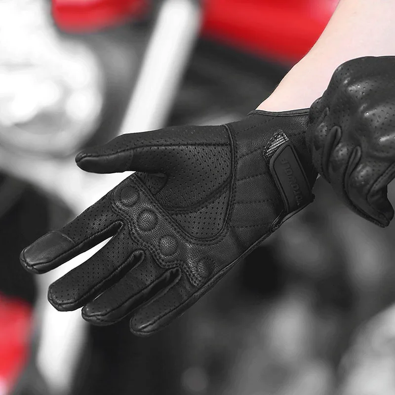 IRON JIAS Gants De Moto Hiver, Imperméable Coupe-Vent Legère Et Chaude