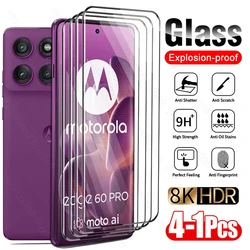 Premium 9D Curved Tempered Glass Screen Protector - Pack of 4 for Edge 60 Pro 5G (4Pieces)